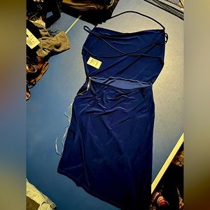 Charlotte Russe, Cowl neck, open back dress